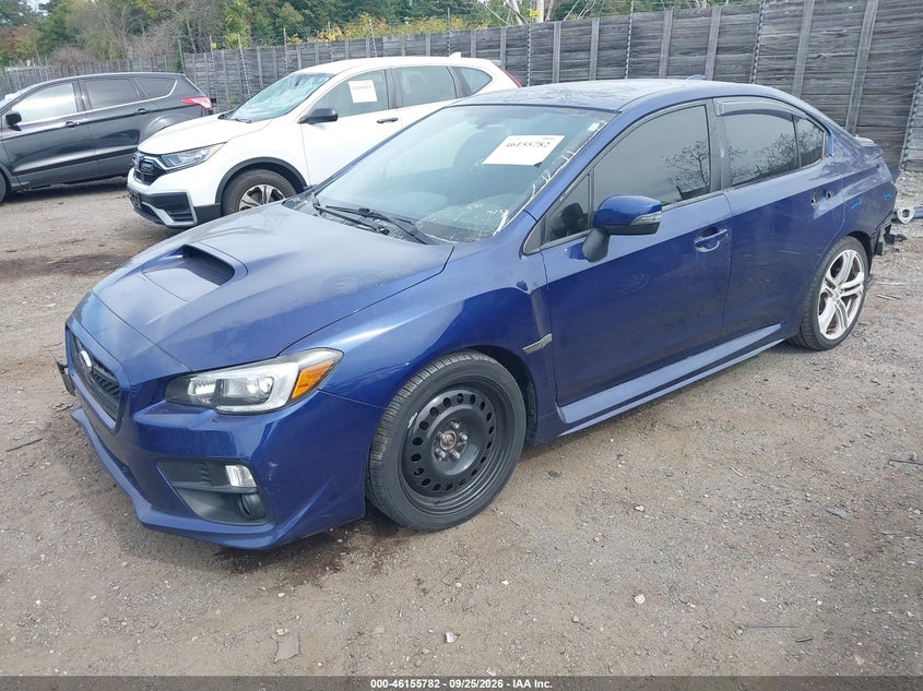 2016 Subaru WRX, Лівий зад, IAAI, VIN JF1VA1N6XG8813157 — фото 2