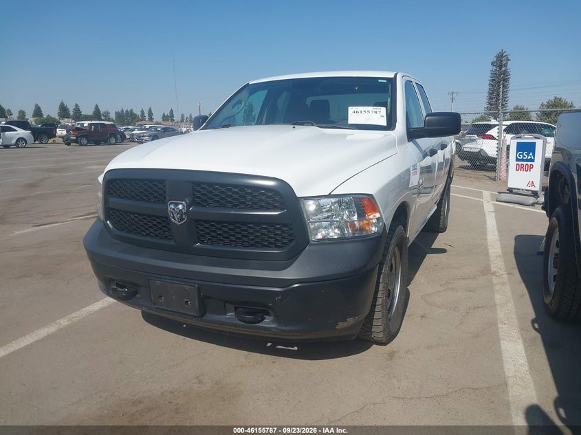 2020 Ram 1500 Classic Tradesman 4X4 6'4 Box, Обычный износ, IAAI, VIN 1C6RR7FG7LS157745 — фото 2