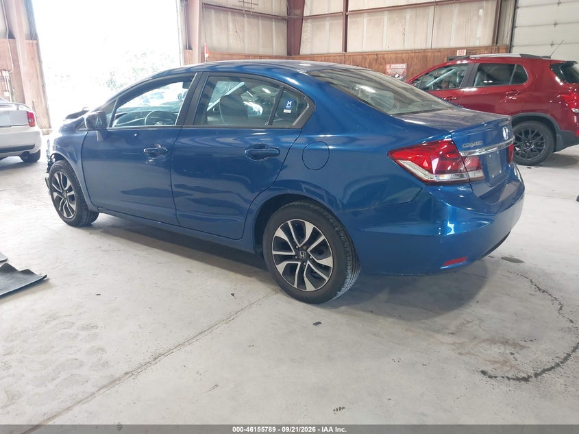 Vin: 2hgfb2f87eh545274, lot: 46655588, honda civic ex 20143