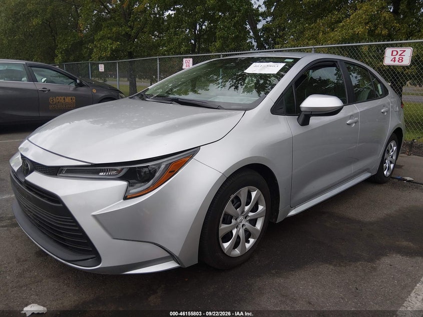 Vin: 5yfb4mdexsp336550, lot: 46655602, toyota corolla le 20252