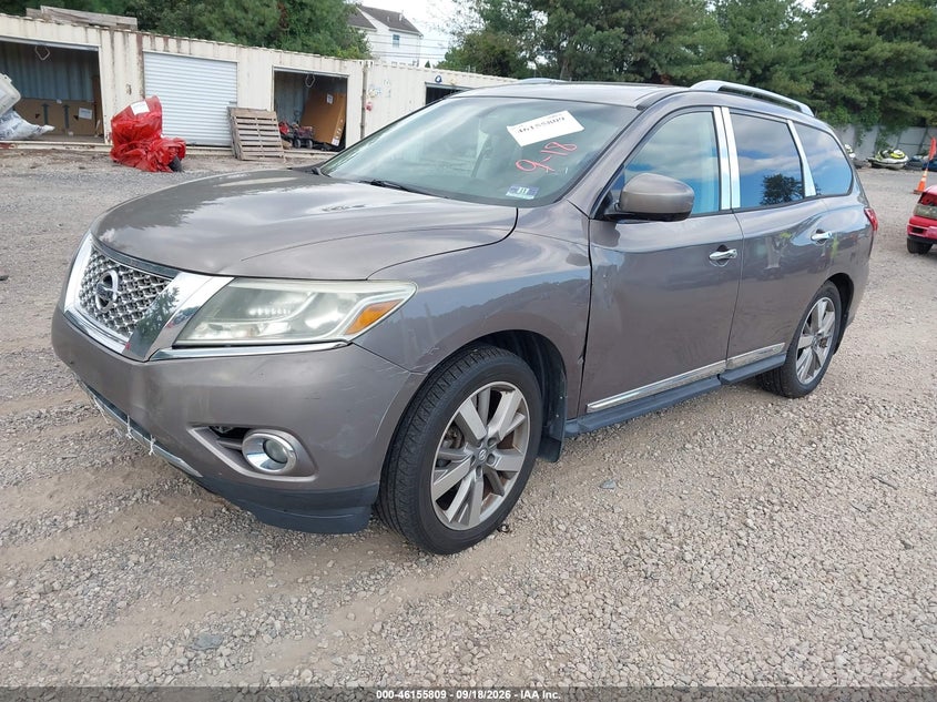 Vin: 5n1ar2mm7dc645862, lot: 46655608, nissan pathfinder platinum 20132