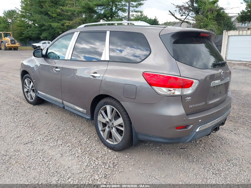 Vin: 5n1ar2mm7dc645862, lot: 46655608, nissan pathfinder platinum 20133