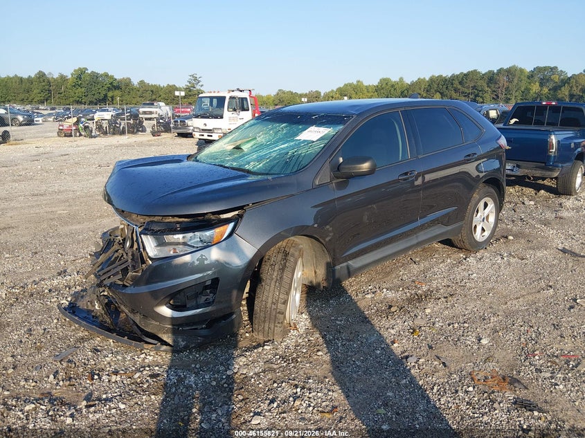Vin: 2fmtk3g97fbc08988, lot: 46655620, ford edge se 20152
