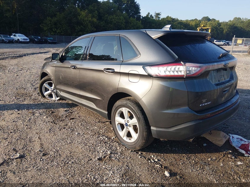 Vin: 2fmtk3g97fbc08988, lot: 46655620, ford edge se 20153