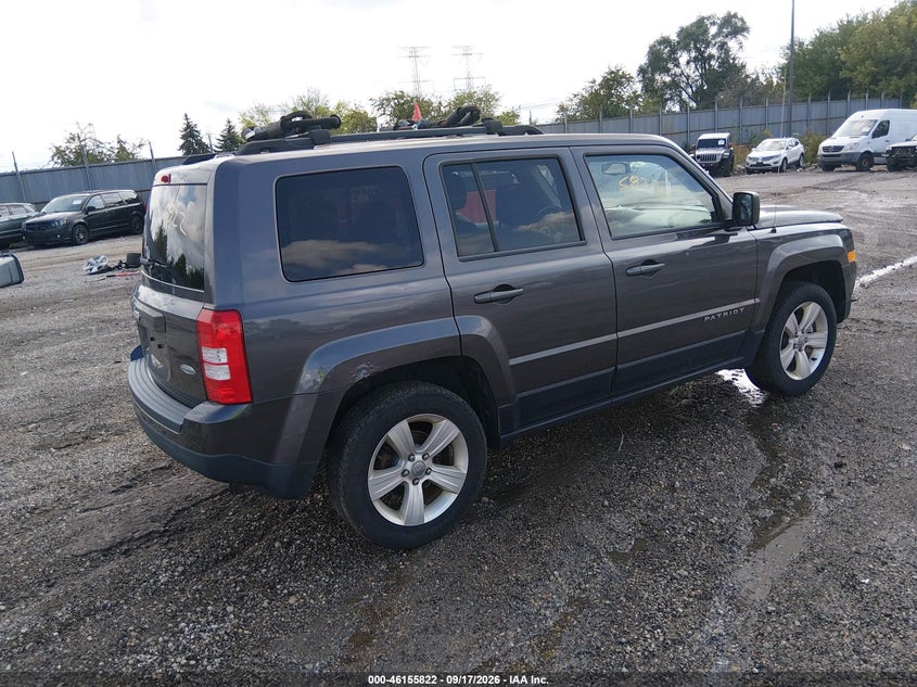 Vin: 1c4njrfb5fd357966, lot: 46655621, jeep patriot latitude 20154