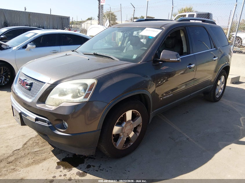 2008 GMC Acadia, Звичайний знос, IAAI, VIN 1GKER237X8J124321 — фото 2