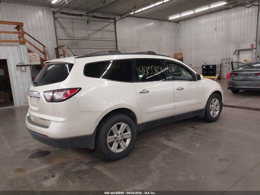 Vin: 1gnkvjkd0dj218740, lot: 46655657, chevrolet traverse 2lt 20134