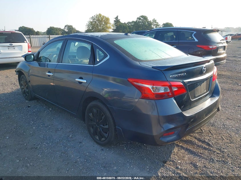 Vin: 3n1ab7ap6gy315357, lot: 46655674, nissan sentra sv 20163