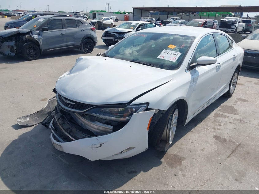 Vin: 1c3cccab8fn696953, lot: 46655701, chrysler 200 limited 20152