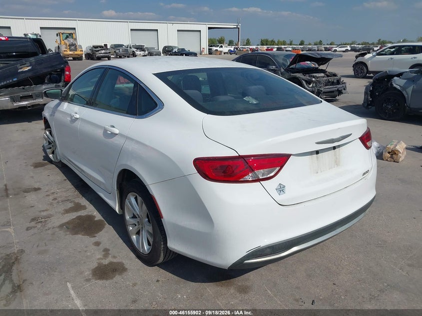 Vin: 1c3cccab8fn696953, lot: 46655701, chrysler 200 limited 20153