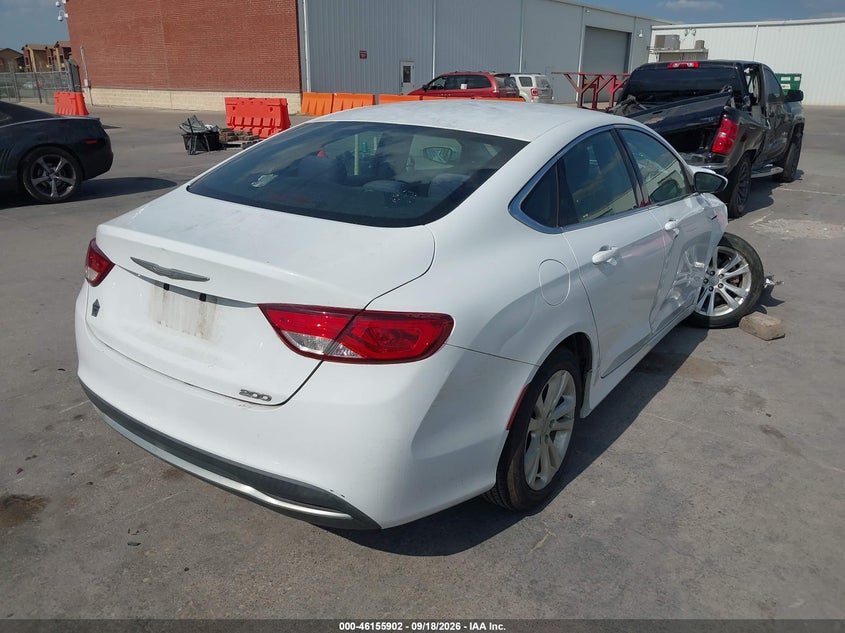 Vin: 1c3cccab8fn696953, lot: 46655701, chrysler 200 limited 20154