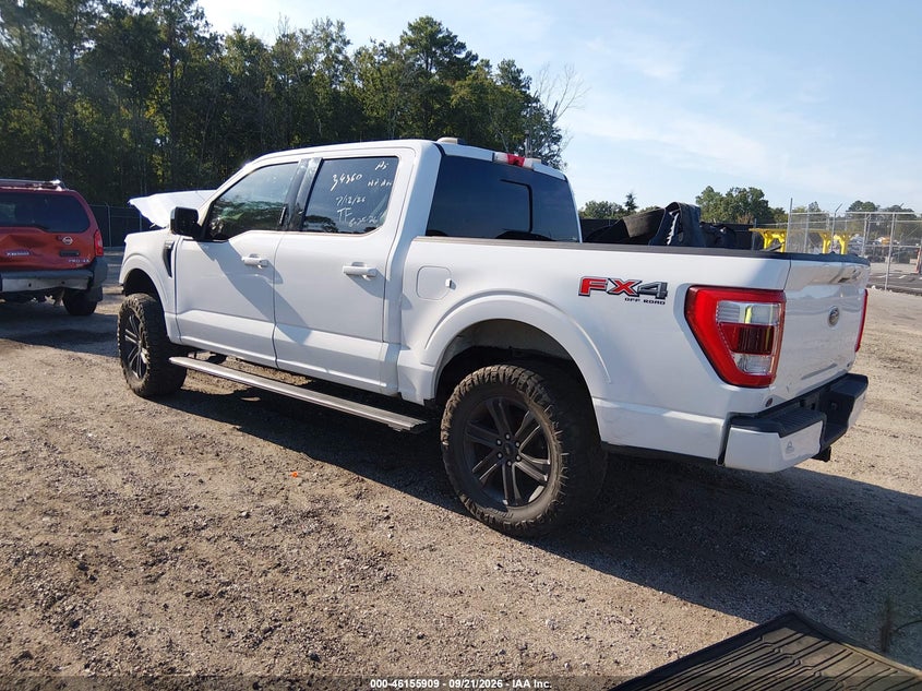 Vin: 1ftfw1e85mfa97003, lot: 46655708, ford f-150 lariat 20213