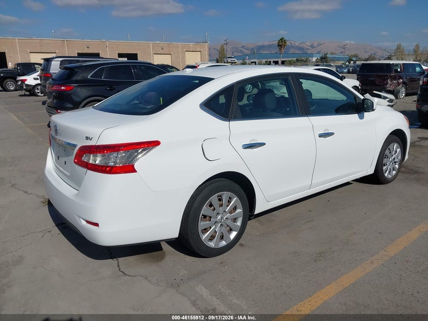 Vin: 3n1ab7ap7fy241297, lot: 46655711, nissan sentra fe+ s/s/sl/sr/sv 20154