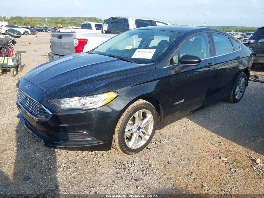Vin: 3fa6p0uu7jr100350, lot: 46655725, ford fusion hybrid s 20182