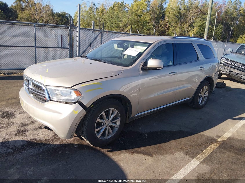 Vin: 1c4rdhdg8ec396864, lot: 46655734, dodge durango limited 20142