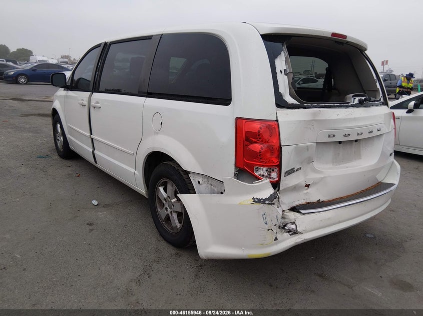 Vin: 2c4rdgcg9dr527625, lot: 46655745, dodge grand caravan sxt 20133