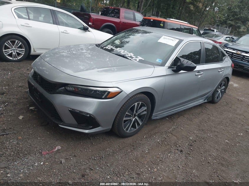 Vin: 19xfl2h56pe013446, lot: 46655766, honda civic lx 20232