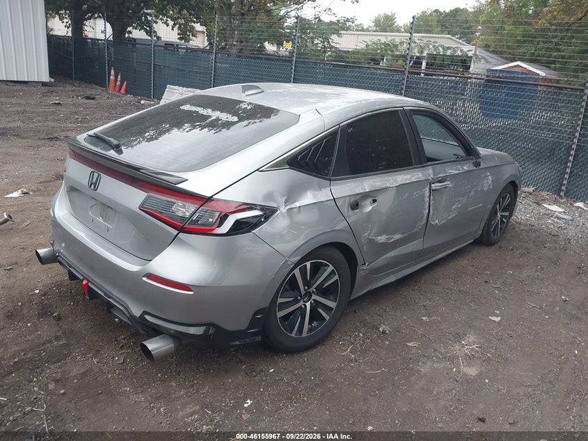 Vin: 19xfl2h56pe013446, lot: 46655766, honda civic lx 20234
