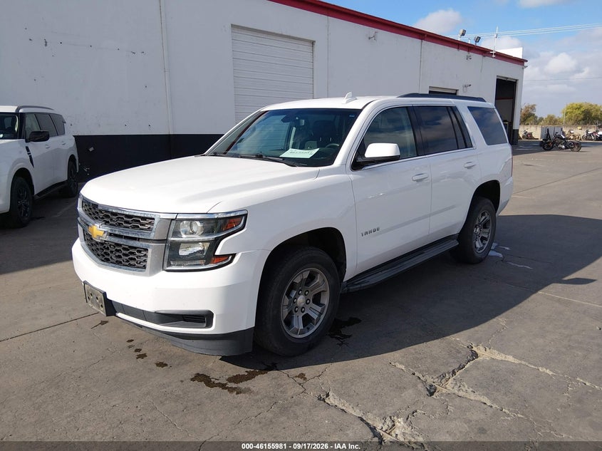 Vin: 1gnskaec2jr345806, lot: 46655780, chevrolet tahoe ls 20182
