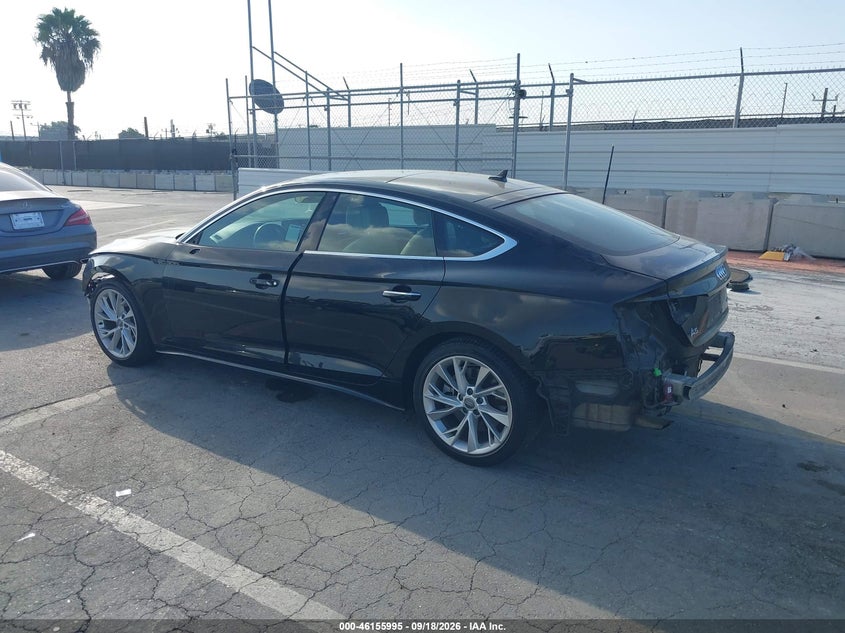 Vin: wauancf59la007132, lot: 46655794, audi a5 sportback premium 45 tfsi quattro s tronic 20203