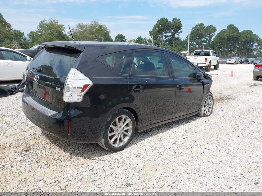 Vin: jtdzn3eu7c3059247, lot: 46655838, toyota prius v five 20124