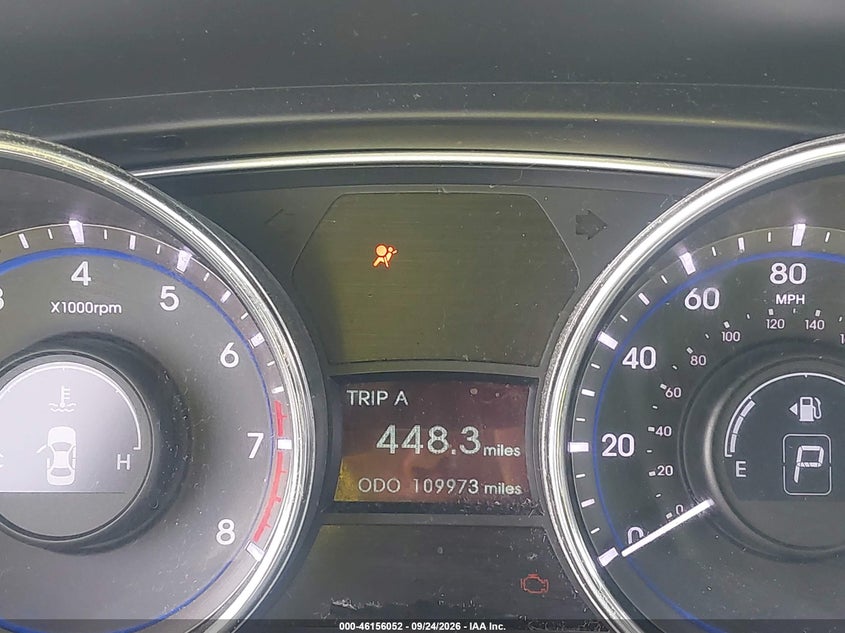 HYUNDAI SONATA 2011 VIN 5NPEB4AC6BH099624
