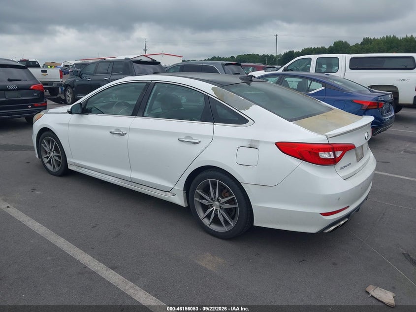Vin: 5npe34ab0fh073580, lot: 46655852, hyundai sonata sport 2.0t 20153