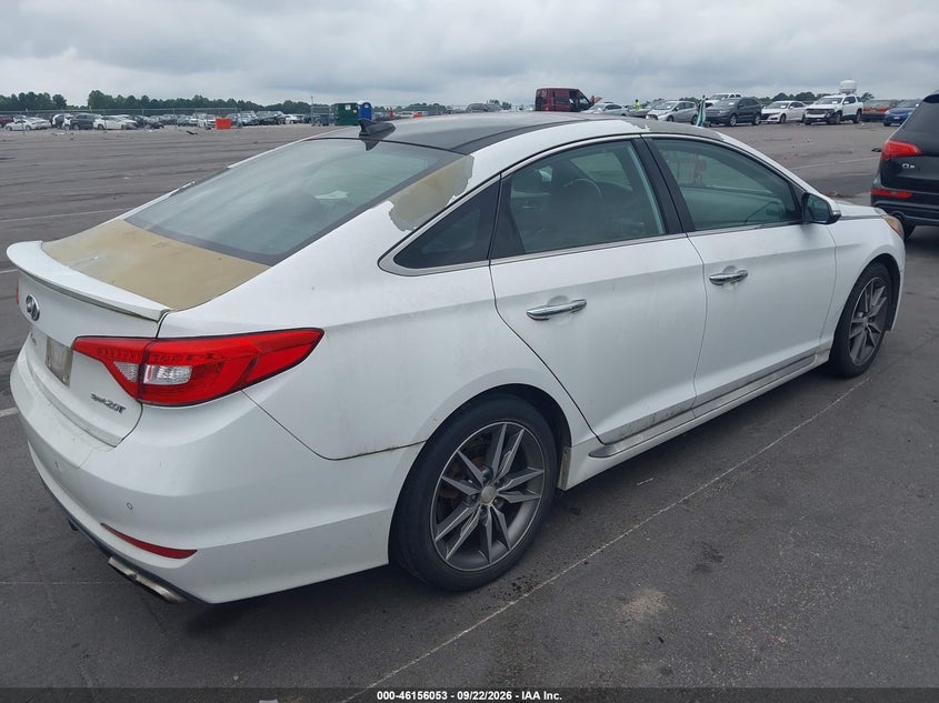 Vin: 5npe34ab0fh073580, lot: 46655852, hyundai sonata sport 2.0t 20154