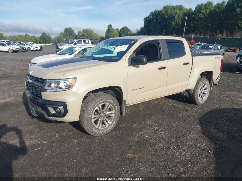Vin: 1gcgtden6m1215030, lot: 46655870, chevrolet colorado 4wd z71 20212