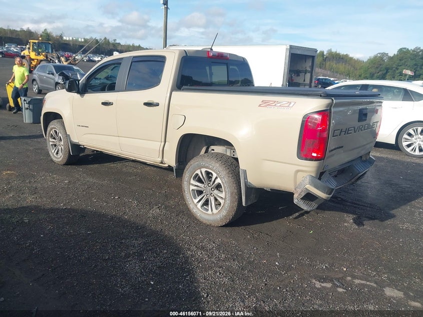 Vin: 1gcgtden6m1215030, lot: 46655870, chevrolet colorado 4wd z71 20213