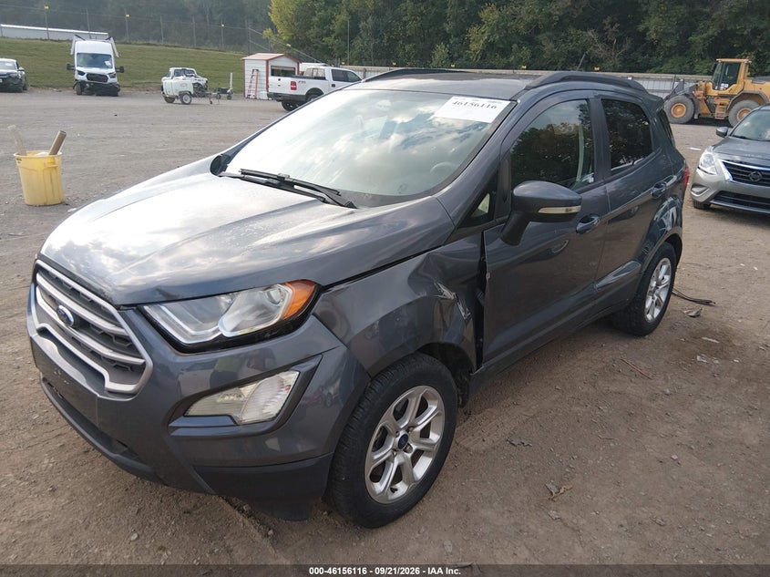 Vin: maj3s2gexlc314882, lot: 46655915, ford ecosport se 20202