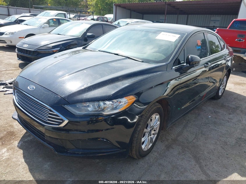 Vin: 3fa6p0g71hr228695, lot: 46656005, ford fusion s 20172