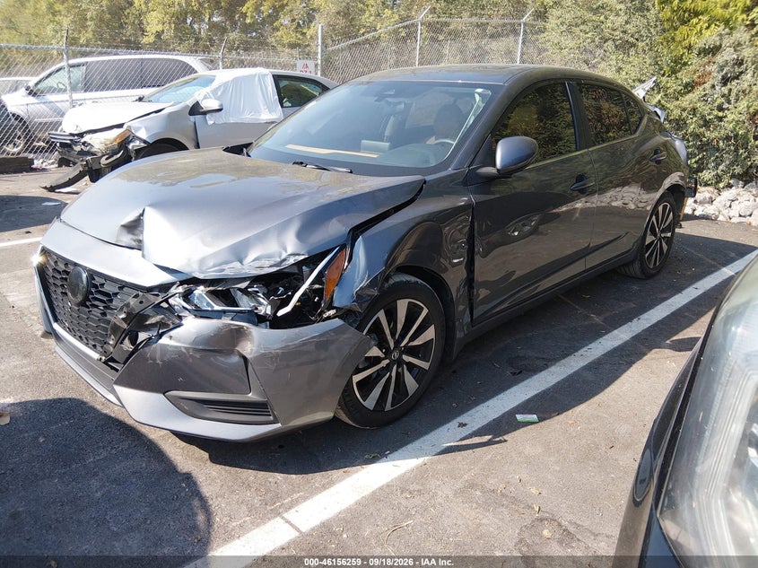 Vin: 3n1ab8cv7py244901, lot: 46656059, nissan sentra sv xtronic cvt 20232