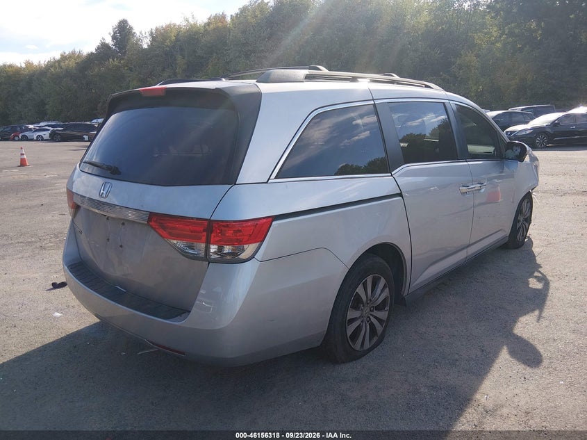 Vin: 5fnrl5h67fb035648, lot: 46656117, honda odyssey ex-l 20154