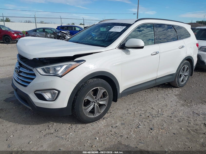 Vin: km8sm4hf2fu125608, lot: 46656168, hyundai santa fe gls 20152