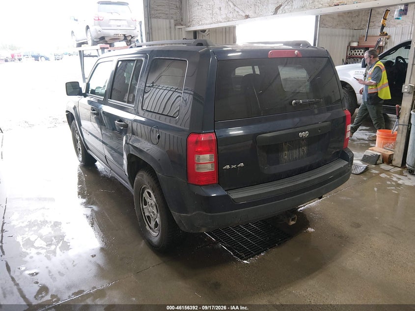 Vin: 1c4njrbb6ed756700, lot: 46656190, jeep patriot sport 20143