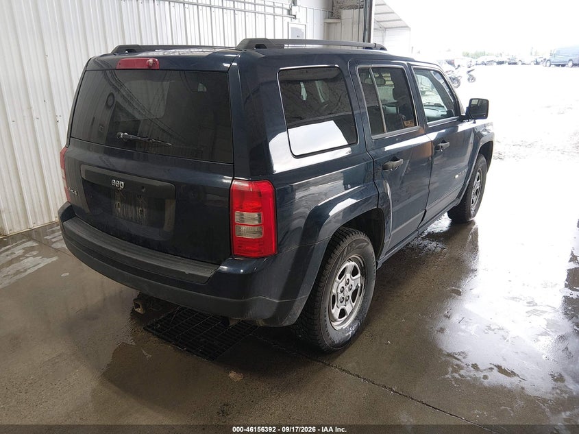 Vin: 1c4njrbb6ed756700, lot: 46656190, jeep patriot sport 20144
