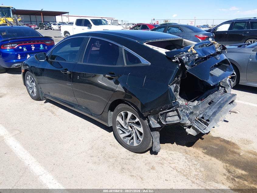 Vin: 19xfc2f75ge050802, lot: 46656209, honda civic ex 20163