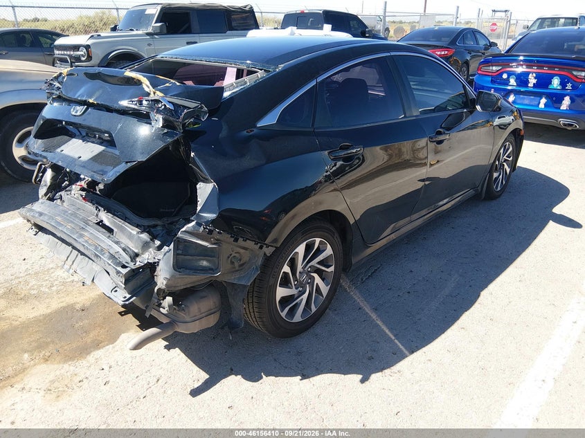 Vin: 19xfc2f75ge050802, lot: 46656209, honda civic ex 20164