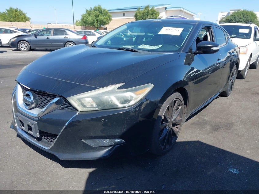 Vin: 1n4aa6ap3gc447680, lot: 46656230, nissan maxima 3.5 sr 20162