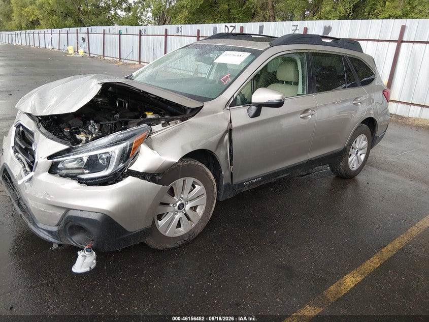 Vin: 4s4bsahcxk3324321, lot: 46656281, subaru outback 2.5i premium 20192