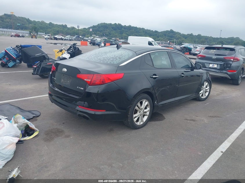 Vin: 5xxgn4a77dg119803, lot: 46656295, kia optima ex 20134
