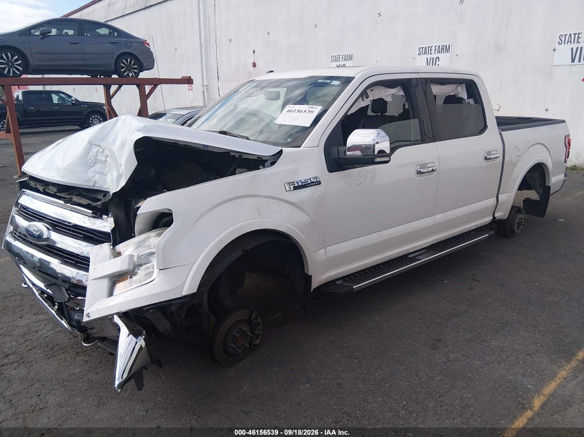 Vin: 1ftew1ef3ffb16743, lot: 46656338, ford f-150 lariat 20152