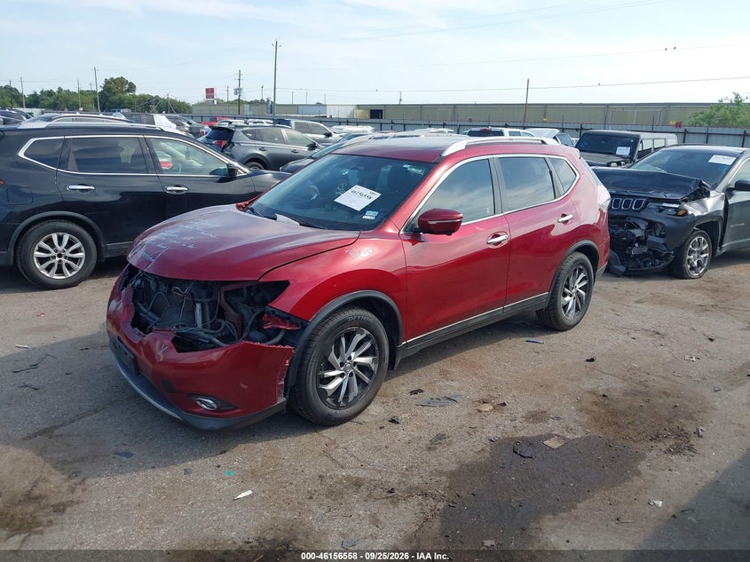 Vin: 5n1at2mtxfc770026, lot: 46656357, nissan rogue sl 20152