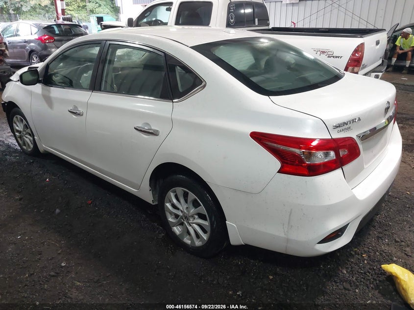 Vin: 3n1ab7ap6jl638392, lot: 46656373, nissan sentra sv 20183