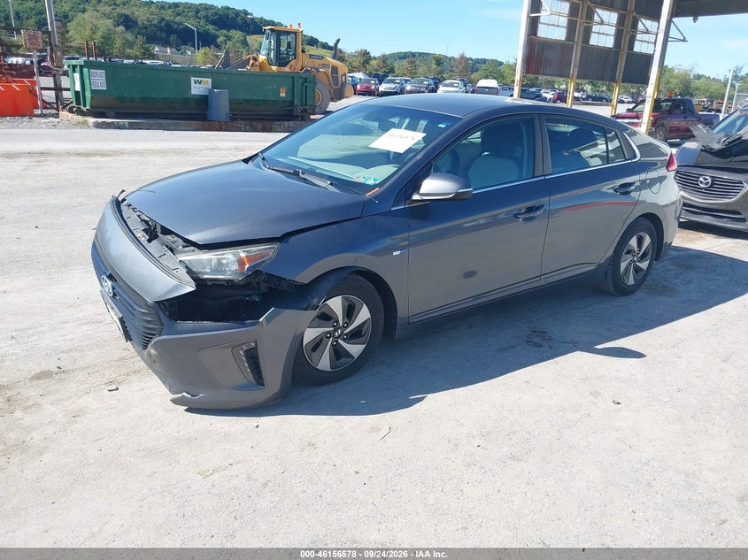 Vin: kmhc75lc9ju096325, lot: 46656377, hyundai ioniq hybrid sel 20182