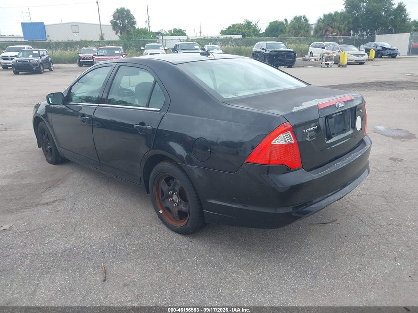 Vin: 3fahp0ha1br103674, lot: 46656382, ford fusion se 20113