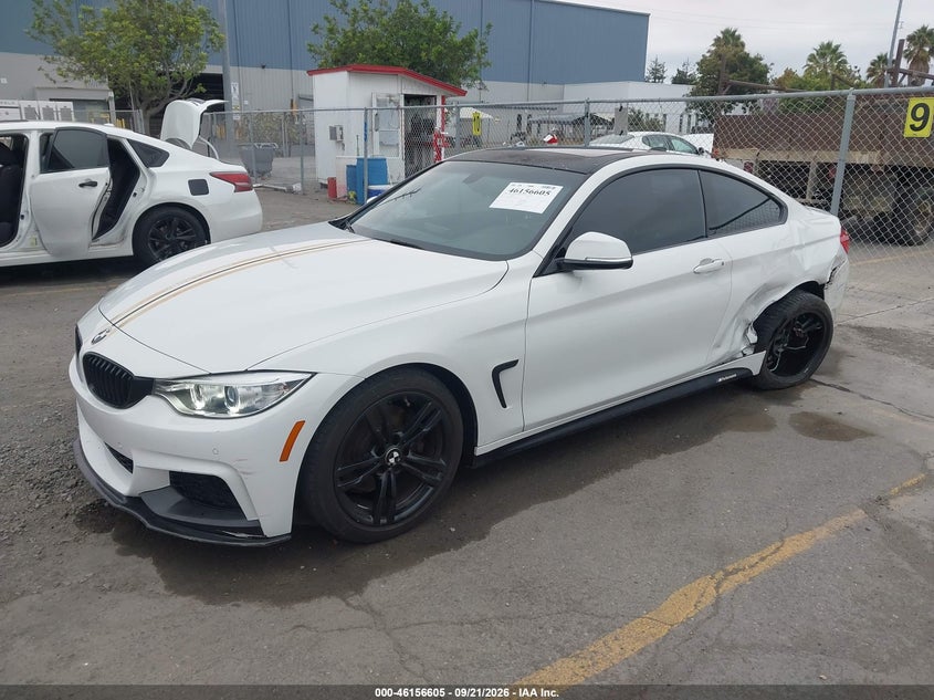 Vin: wba3n7c59ek221152, lot: 46656403, bmw 428i 20142