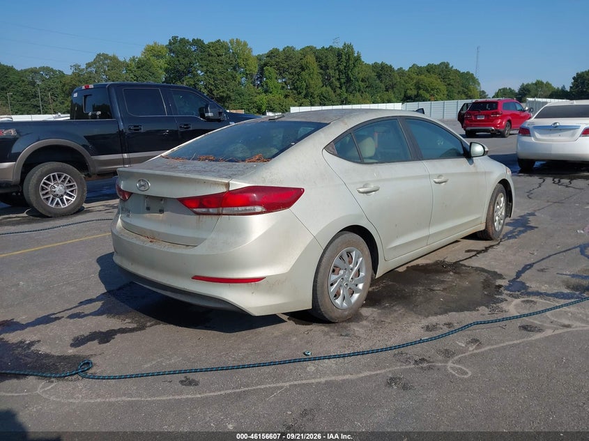 Vin: kmhd74lf8hu351078, lot: 46656407, hyundai elantra se 20174