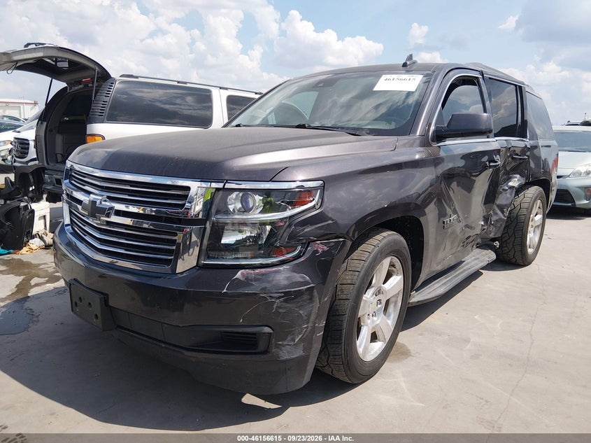 Vin: 1gnscbkc0fr669383, lot: 46656414, chevrolet tahoe lt 20152